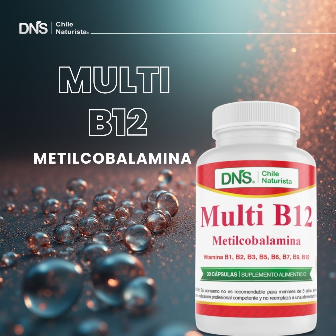 Multi B12 Metilcobalamina B1,B2,B3,B5,B6,B7,B9,B12